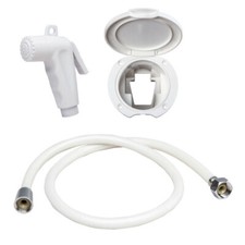 KIT DOCCETTA DOCCIA CON NICCHIA E TUBO 2.5 MT  - BARCA GOMMONE NAUTICA CAMPER