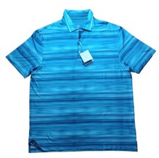 Hickey Freeman Golf Polo Shirt Men's Size LARGE Wicking UPF Ret 94 New