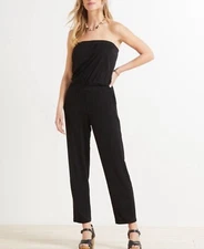 Michael Stars Evereve Penelope Jumpsuit Sz Large Black Pockets Comfort Soft NWT