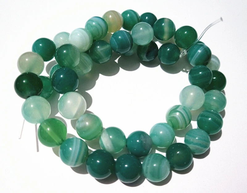 Venda All'ingrosso Perline Rotonde Di Avventurina Verde Sfaccettata In Pietra Naturale Da 15,5 "Scegli La Dimensione 4 6 8 10 12 Mm Per La Creazione Di Gioielli (F00162 - Foto 4