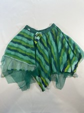 Wellie Wisher American Doll Girls Skirt Blue And Green Size 5 Fun Dress Up