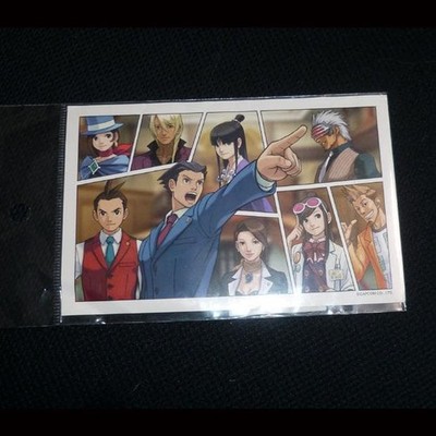 Ace Attorney Sticker Odaiba Branch Phoenix Wright Mayoi Ayasato Minuki Japan