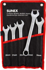 Sunex Tools 9605ma 5 Piece Raised Panel Metric Combination Wrench Set Raised Pa Sunex Tools 9605ma 5 Piece Raised Panel Metric Combination Wrench Set Raised Pa