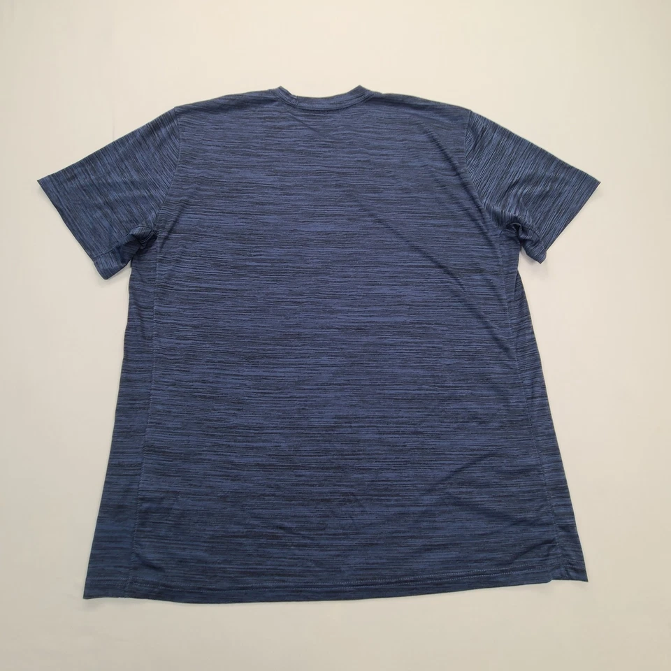 Camiseta Carolina del Norte Para Hombre Extra Grande Azul Nike Dri Fit Performance Camiseta Logo UNC Foto 2 de 4