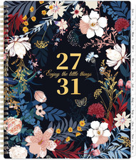 2027-2031 Monthly Planner - 5 year planner, Jan 2027 - Dec 2031, 5 year calendar