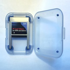 VINTAGE IBM PC Card Adapter WITH CASE FOR IBM MICRODRIVES