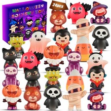 24PCS Halloween Squishy Toys for Party Favors, Treat or Trick Goodie Bags Pin...