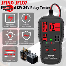 Car Relay Tester Voltage Tester Universal 12V 24V LED Indicator Light Automotive