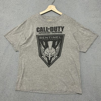 Call Of Duty Advanced Warfare Sentinel Task Force T-shirt Adult L Gray