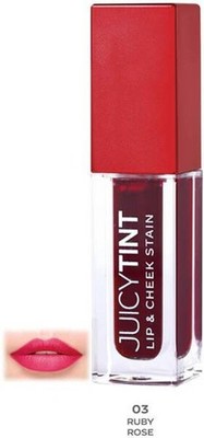 GOLDEN ROSE Juicy Tint Lippen- und Wangenfarbe 03 Ruby Rose 5,2 ml