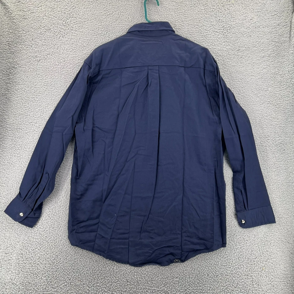 NUEVO CON ETIQUETAS WRANGLER Riggs Ropa de Trabajo FR Resistente al Fuego Azul Marino Camisa de Trabajo Para Hombres Grande Foto 2 de 4