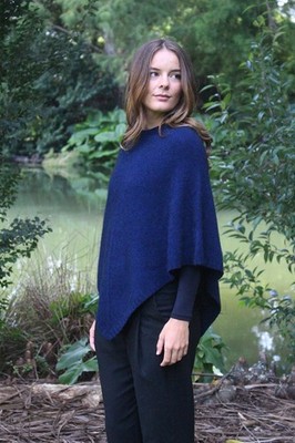 Possum Merino Plain Poncho