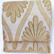 7296 Japanese Vintage Fukuro Obi Belt Kimono Fabric Silk Traditional