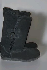 Canyon River Blues Women's Black Boots, Pull On Boots, Fleece lining, Fall Boots
