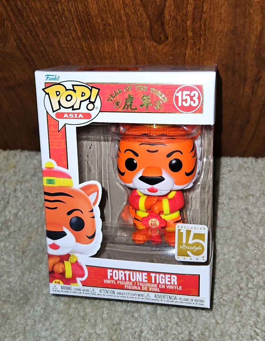 Sdcc Funko Pop! Asia Año Del Tigre Fortuna Tigre #153 Exclusivo Mindstyle