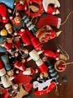 50 + Miniature Wooden Christmas Ornaments — photo 7