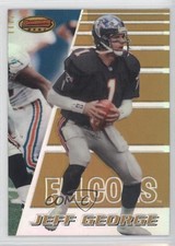 1996 Bowman's Best Refractor Jeff George #30 0a1