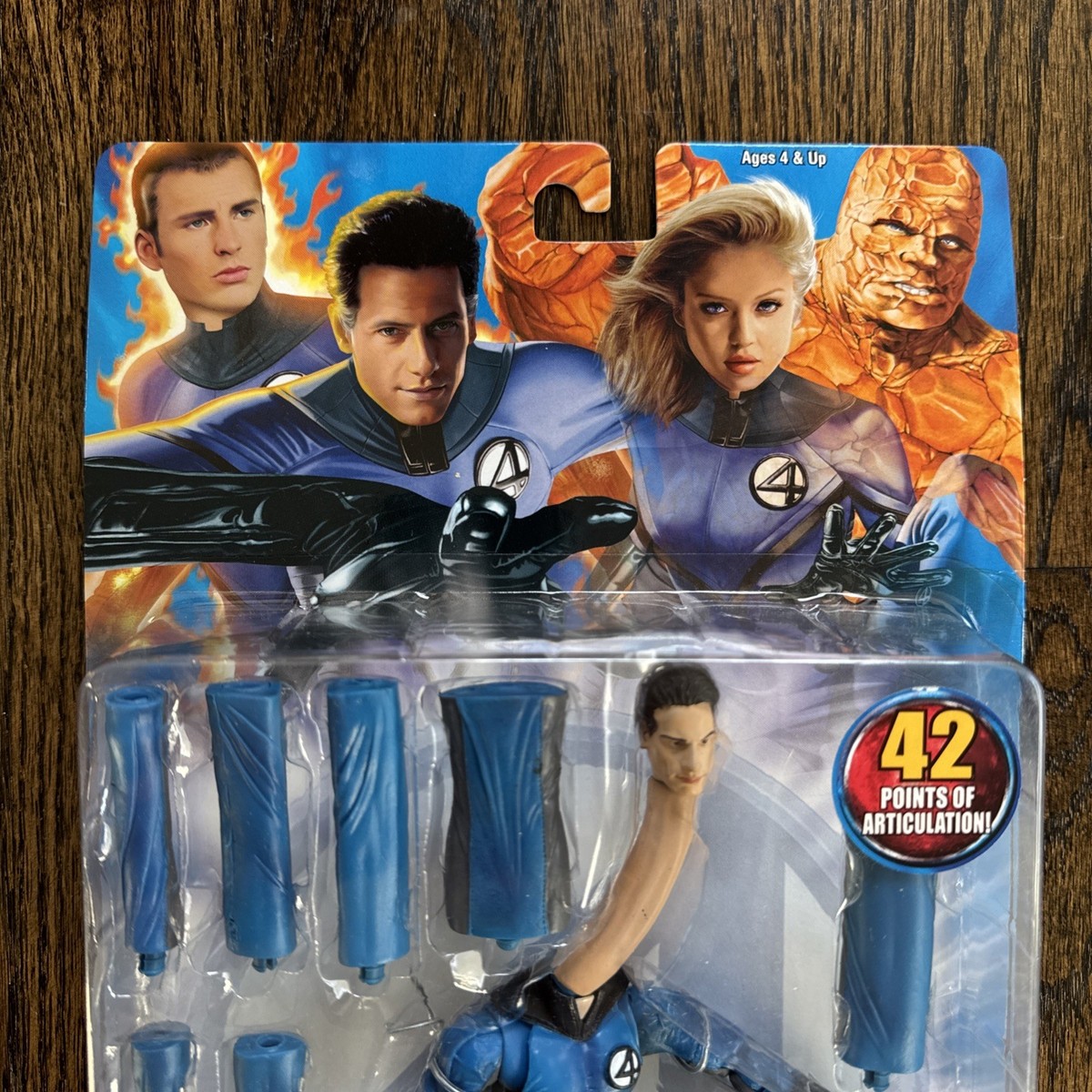 ToyBiz 2005 Fantastic Four Mr. Fantastic Figure with Snap-On Bendy