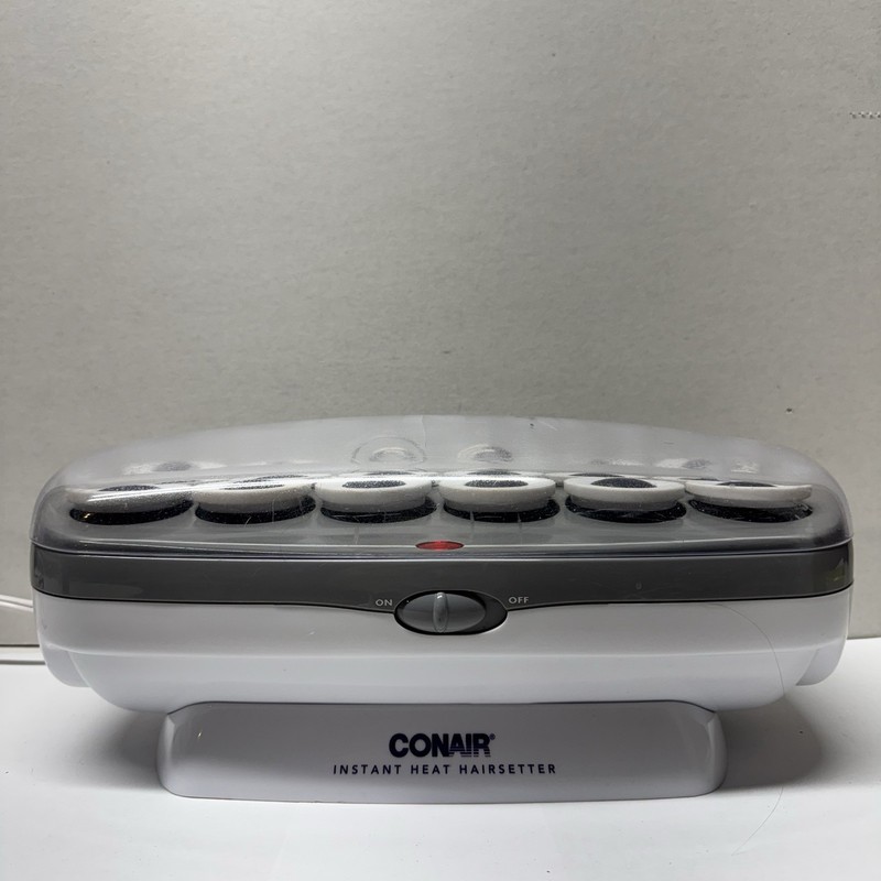 Conair Instant Heat HairSetter 12 Jumbo 2” Hot Rollers Clips CHV14 Tested Works