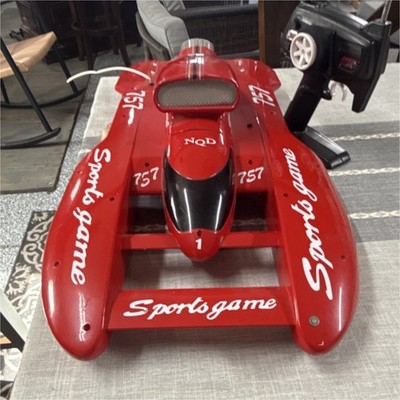 NQD 757T-060 RC Hydroplane Boat Red White Electric with Controller