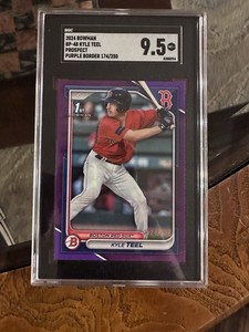 2024 Bowman - Prospects Kyle Teel #BP-48 Purple Border /250 (RC)