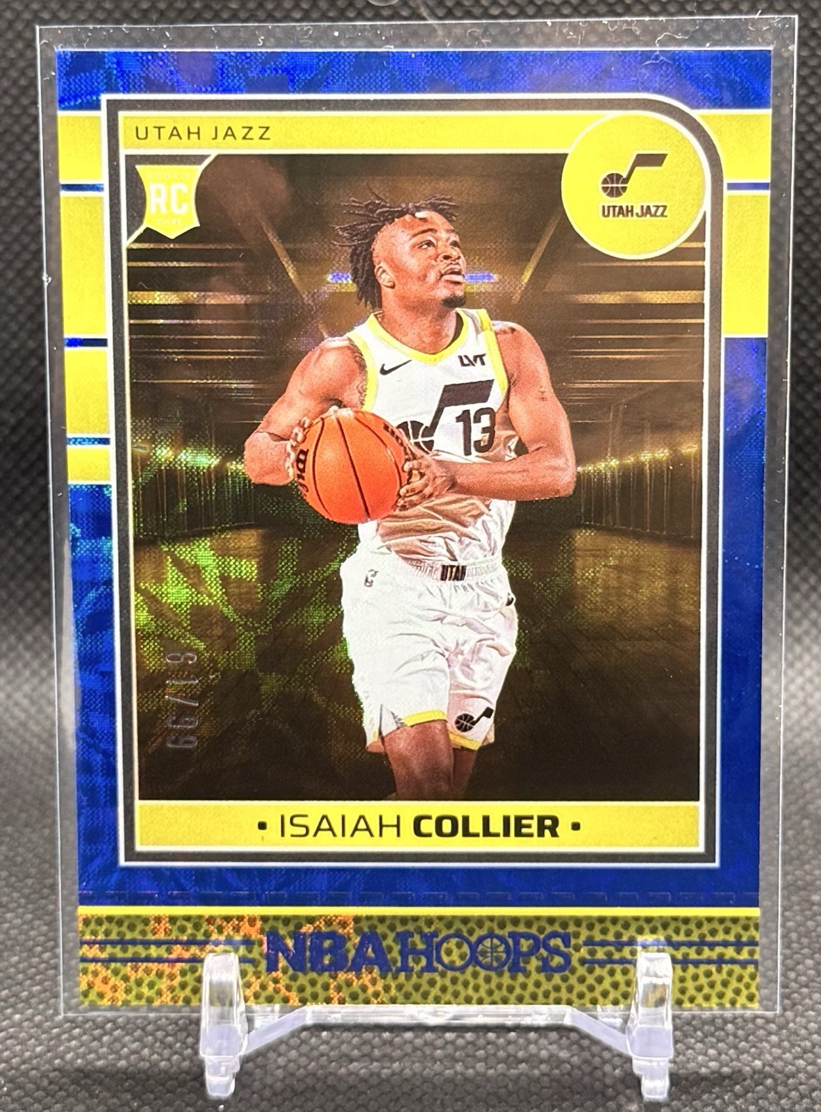 Isaiah Collier | 2024-25 Panini NBA Hoops | #/99 Blue Scope Prizm | RC 259 JAZZ
