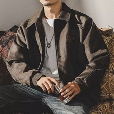 Mens Loose-Fit Heavyweight Insulated Jacket For Spring And Autumn From A Trendy