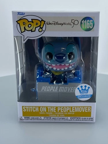 Stitch on the Peoplemover #1165 DAMAGED BOX SEE PICS