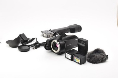 SONY NEX VG20 Body Fully Functional with 2 Batteries and Microphone