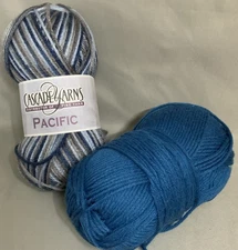 Cascade Yarns PACIFIC (1 Skein) “DENIM” Acrylic,Superwash Merino Wool + 1 Add’l