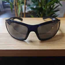 REVO StraightShot Crystal Black POLARIZED Sunglasses 1005 05 w/ Case