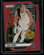 2024 Panini Prizm WNBA #122 Kiah Stokes Red Prizms #/299