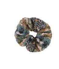 American Eagle Womens Fleece Hair Scrunchie, Multicoloured