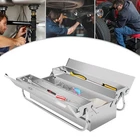 Tool Storage Box, Folding Tool Box, 2-Layer Multi-Function Tool Organizer