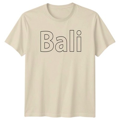 Bali Herz Monogramm T-Shirt Indonesien Reise Reise Urlaub Geschenk für Sie und Ihn