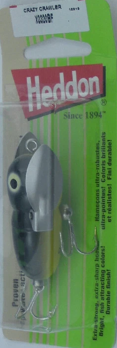 Heddon X0320BF 1-3/4 " Tiny Crazy Crawler 1/4 Oz Bull Frog - Image 2 of 2