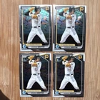 2024 Bowman Draft Chrome 1st Konnor Griffin 4 Card Lot *READ DESCRIPTION