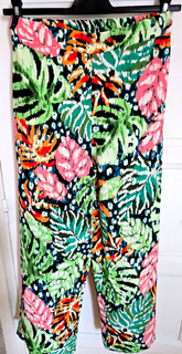 PANTALON FLUIDE ETE IMPRIMEE TISSAIA TAILLE 38 NEUF