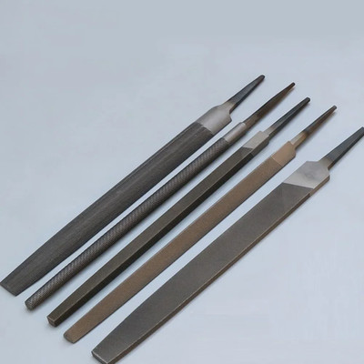 5Pcs 6 Inch Industrial Steel Files Set Flat/Round/Half Round/Triangle/Square for