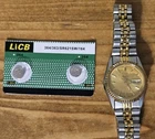 Vtg Seiko Watch Women 7N83-0049 24mm Silver Gold Two Tone New Battery 6.25"