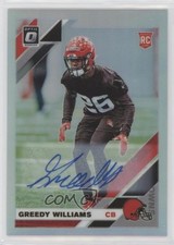 2019 Panini Donruss Optic Rookies Holo Prizm 64/99 Greedy Williams Auto 0s9s