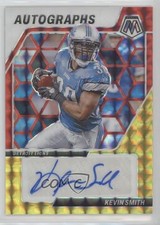 2024 Panini Mosaic Choice Fusion Red & Yellow Prizm Kevin Smith #AM-KSH Auto 1t3