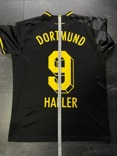 BORUSSIA DORTMUND 2022/2023 AWAY FOOTBALL SHIRT SOCCER JERSEY TRIKOT PUMA HALLER - Picture 11 of 12