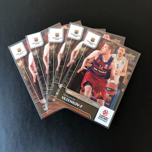 2016-17 Upper Deck Euroleague Aleksandar Vezenkov Rainbow Foil #32 RC Lot