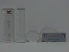 Crafts -Preowned - Odd Lot Of Assorted Acrylic Stamping Blocks - Positioners
