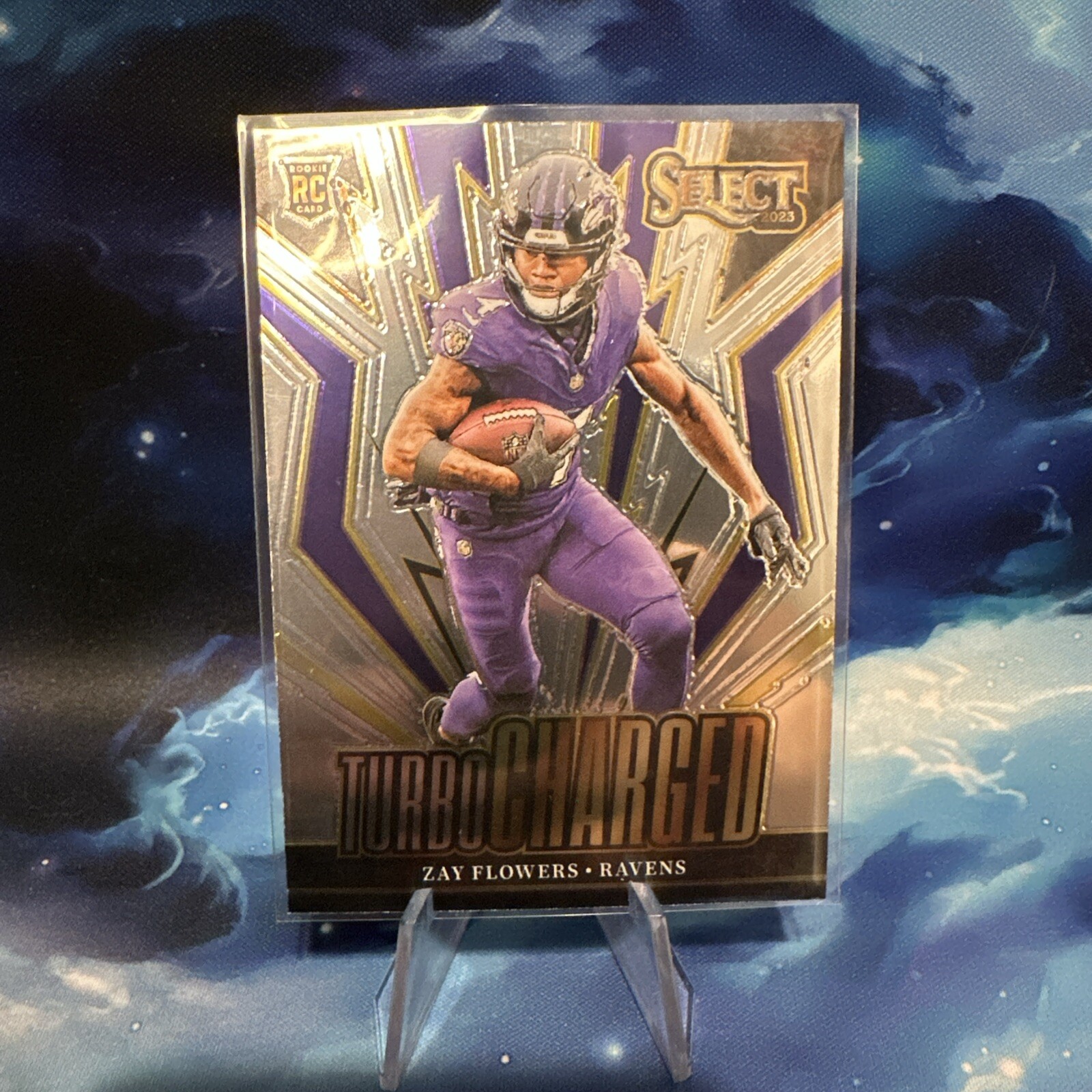 2023 Panini Select - Turbocharged #TUR-ZFL Zay Flowers (RC)