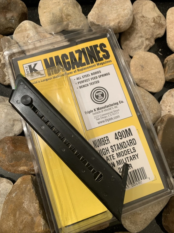 Paquete de 3 Se Adapta a REVISTA NO MILITAR TARDÍA Mag Hecho en EE. UU. 22LR 10 Rd 22 Foto 3 de 4