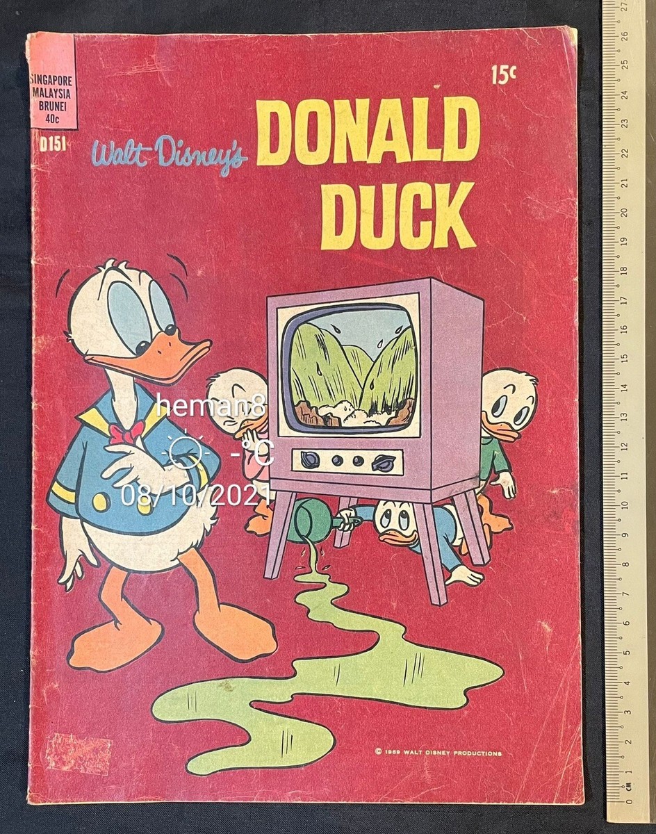 1969 Walt Disney Donald Duck comics Asian Edition Singapore Brunei