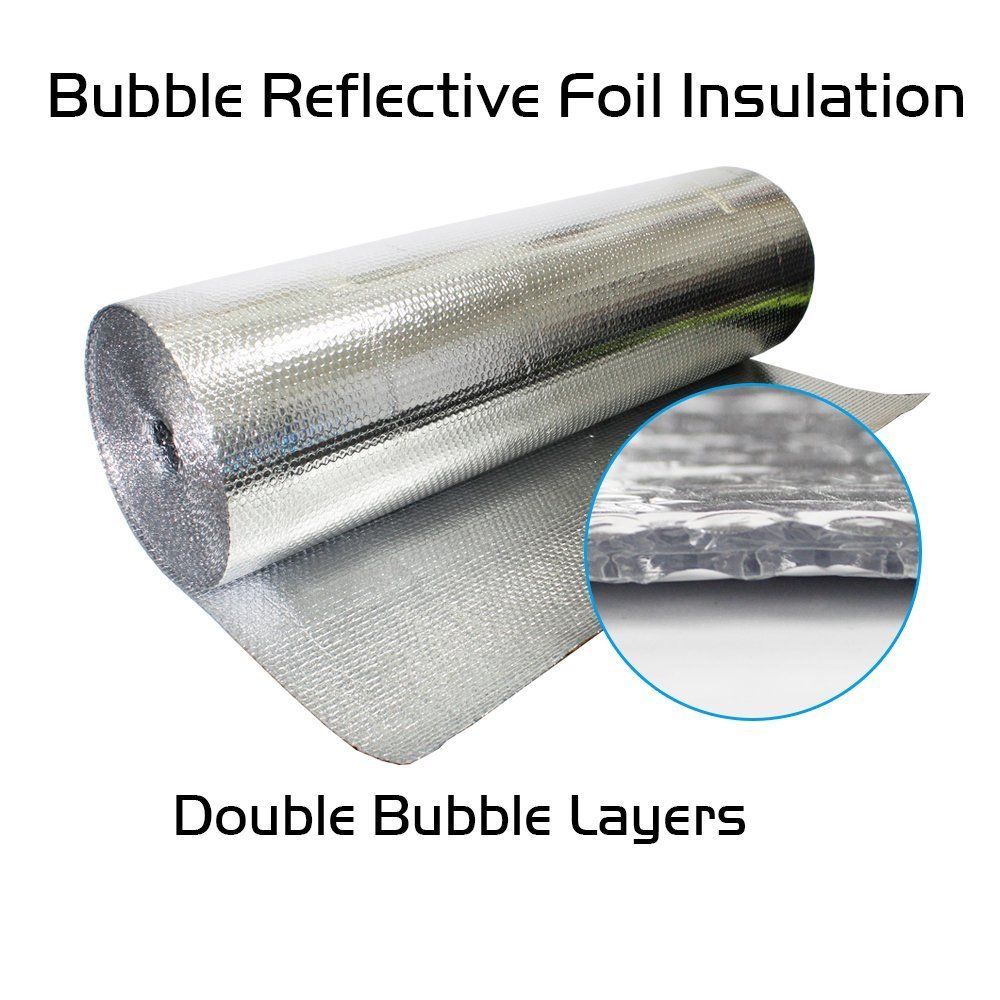 IES R8 Reflective Insulation – 500 Sqft Roll For Garage, Attic, HVAC, Duct Wrap
