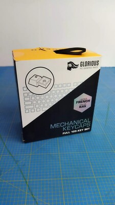 Glorious PC Gaming Race ABS Keycaps - 105 Tasten, schwarz, FR-Layout